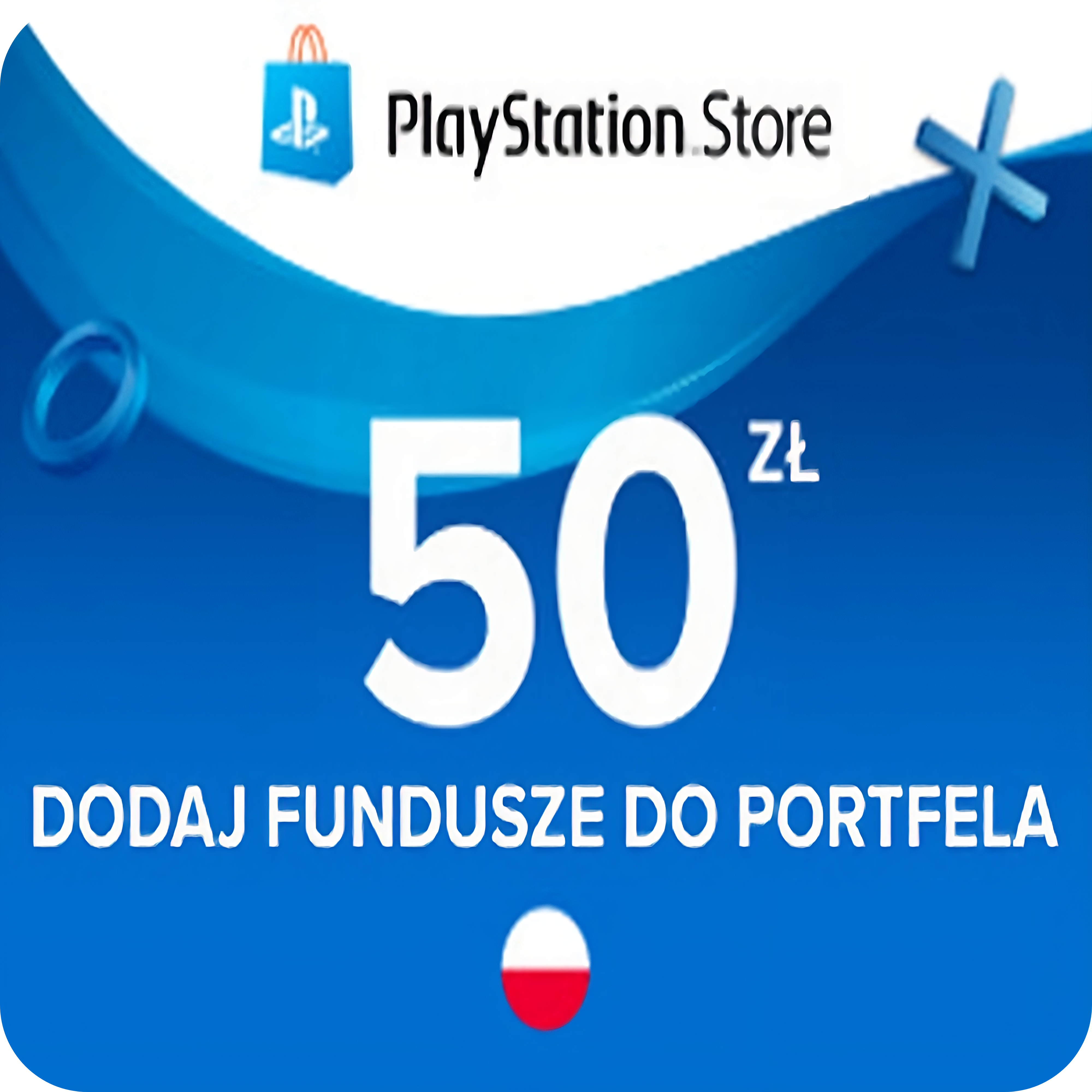 Karta podarunkowa PlayStation Store 50 PLN